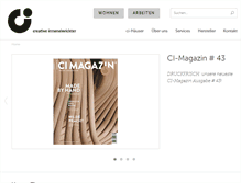 Tablet Screenshot of creative-inneneinrichter.de